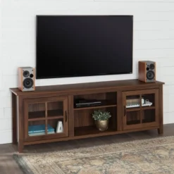 Tasi Glass Door Console TV Stand For TVs Up To 80" - Saracina Home -Default Template 1 GUEST 5df2eb10 a430 4013 a951 9057a4d84029