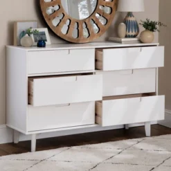 Mid-Century Modern Groove Wood 6 Drawer Dresser - Saracina Home 24 Mid-Century Modern Groove Wood 6 Drawer Dresser - Saracina Home -Default Template 1 GUEST 5f343547 8bdb 4ab5 8100 4810a89a5608
