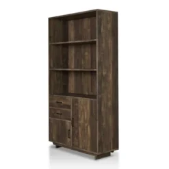 69.8" Tappan Bookcase With Cabinet Reclaimed Oak - HOMES: Inside + Out -Default Template 1 GUEST 6126529a 5085 49be aa77 9ed263a2e1ad