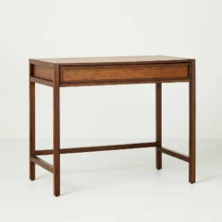 Wood & Cane Transitional Writing Desk - Hearth & Hand™ With Magnolia -Default Template 1 GUEST 6142daf1 834b 4774 b827 a5250acebc04