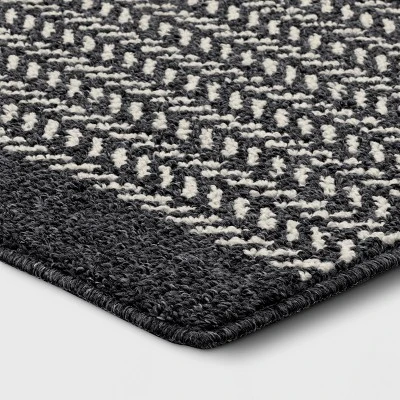 Herringbone Rug Gray - Threshold™ 2 Herringbone Rug Gray - Threshold™ - Image 2
