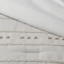 4pc Clipped Stripe Poms Comforter Bedding Set - Threshold™ -Default Template 1 GUEST 6474436f 0746 4a2d 8720 5e4921bc6129