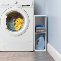 IRIS USA 2 Tire Space Saving Cube Organizer With Height Adjustable Shelf