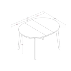 Astrid Mid-Century Round Extendable Dining Table - Threshold™ 13 Astrid Mid-Century Round Extendable Dining Table - Threshold™ -Default Template 1 GUEST 67363663 bc12 48bd adb2 c9a5c8b71510