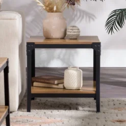 Set Of 2 Benny Urban Industrial Angle Iron Side Tables - Saracina Home 23 Set Of 2 Benny Urban Industrial Angle Iron Side Tables - Saracina Home -Default Template 1 GUEST 6787a235 c482 4325 8c73 2cb21fa3a98b