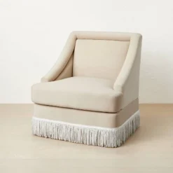 Alberhill Velvet Accent Chair With Fringe - Opalhouse™ Designed With Jungalow™ -Default Template 1 GUEST 6a2c8665 b5eb 4e71 9163 3f7b29c4d6c7
