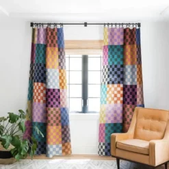 Schatzi Brown Alice Check Multi 84" X 50" Single Panel Blackout Window Curtain - Deny Designs 7 Schatzi Brown Alice Check Multi 84" X 50" Single Panel Blackout Window Curtain - Deny Designs -Default Template 1 GUEST 6f3b7a33 dec8 48cb a0dd 75c35dce19a7