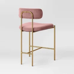 Orion Luxe Backed Counter Height Barstool With Brass Legs Blush Velvet - Threshold™ 5 Orion Luxe Backed Counter Height Barstool With Brass Legs Blush Velvet - Threshold™ -Default Template 1 GUEST 6fae67b2 b02e 4960 846e d794af26c1cf