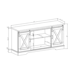 Modern Transitional Sliding Barndoor TV Stand For TVs Up To 65"- Saracina Home 33 Modern Transitional Sliding Barndoor TV Stand For TVs Up To 65"- Saracina Home -Default Template 1 GUEST 718dd989 f52a 47b4 994a 51f6706185e4