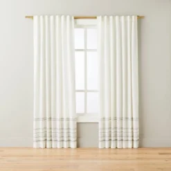 Engineered Hem Stripes Curtain Panel Cream/Gray - Hearth & Hand™ With Magnolia 9 Engineered Hem Stripes Curtain Panel Cream/Gray - Hearth & Hand™ With Magnolia -Default Template 1 GUEST 743f48fe 2c11 440f a426 eae94b06c663