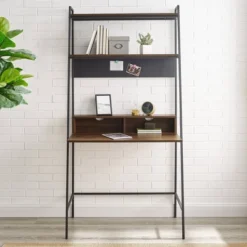36" Writing Desk With Open Storage Ladder Bookshelf - Saracina Home -Default Template 1 GUEST 746187fb a638 4f3a ae20 f3b4f74d4176