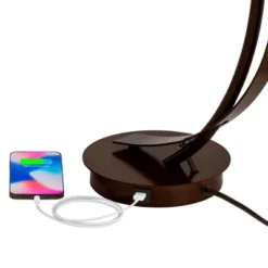 Possini Euro Design Modern Desk Lamps Set Of 2 With USB Port 22 1/2" High Bronze LED Clear Seeded Glass Shade For Bedroom Office 10 Possini Euro Design Modern Desk Lamps Set Of 2 With USB Port 22 1/2" High Bronze LED Clear Seeded Glass Shade For Bedroom Office -Decor Home GUEST 74ad4f69 c5e8 4a47 a163 49658a84b613