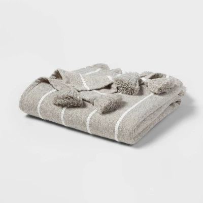 Tasseled Boucle Bed Throw - Threshold™ 3 Tasseled Boucle Bed Throw - Threshold™ - Image 3