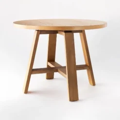 42" Linden Round Wood Dining Table - Threshold™ Designed With Studio McGee -Default Template 1 GUEST 76f39d84 a190 4b52 8dd9 493baf78d72a