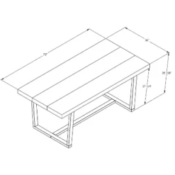 72" Modern Farmhouse Solid Wood Distressed Plank Top Dining Table - Saracina Home 10 72" Modern Farmhouse Solid Wood Distressed Plank Top Dining Table - Saracina Home -Default Template 1 GUEST 771a4c0c 29dd 4c84 ae48 88970e06f0cd