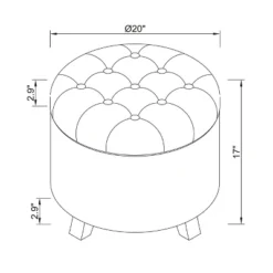 Tufted Round Storage Ottoman - Threshold 15 Tufted Round Storage Ottoman - Threshold -Default Template 1 GUEST 77709614 17c9 4d77 a778 ff7c6a2478bf