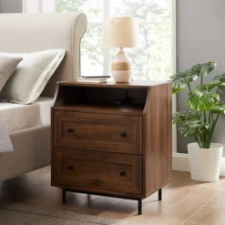 Transitional 2 Drawer Nightstand With USB Port - Saracina Home 11 Transitional 2 Drawer Nightstand With USB Port - Saracina Home -Default Template 1 GUEST 781ffe09 6d44 4a9f 8ed7 47a5be6b5603