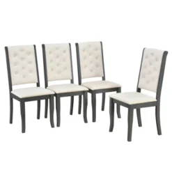 6 PCS Retro Dining Set With Unique-designed Table And Upholstered Chair-ModernLuxe -Default Template 1 GUEST 78a4aa99 c2e8 4e31 be9f 1d3d57e22a8b