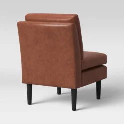 Gelbin Faux Leather Slipper Chair With Wood Legs - Threshold™ -Default Template 1 GUEST 79c6f7f3 f809 4654 bfbb 3f8fdad22532