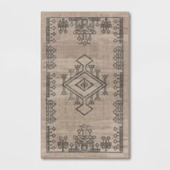Hancock Distressed Center Motif Rug Beige - Threshold™ -Default Template 1 GUEST 7abb6d49 1fa2 45cb 8bc2 da63c76cb8c5
