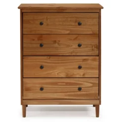 Stiva Classic Mid-Century Modern Vertical 4 Drawer Dresser - Saracina Home -Default Template 1 GUEST 7d52ef34 1e46 4920 a3a1 34d91177eaef