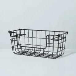 Stacking Wire Storage Basket Matte Black - Hearth & Hand™ With Magnolia -Default Template 1 GUEST 7f465f04 db4c 47cf 9411 7c8a601ab948
