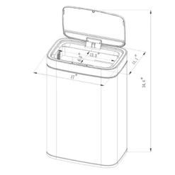 Motion Wastebasket With Liner - Brightroom™ 7 Motion Wastebasket With Liner - Brightroom™ -Default Template 1 GUEST 7f75f16e 95a3 4cab a642 97207e054cc7