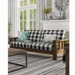 Jovie Gingham Rustic Sofa - HOMES: Inside + Out -Default Template 1 GUEST 7f82f1e6 5ee6 49ab a034 ce2d29133308