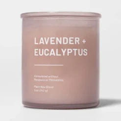 Glass Jar Lavender And Eucalyptus Candle - Threshold™ 8 Glass Jar Lavender And Eucalyptus Candle - Threshold™ -Decor Home GUEST 809cac14 c554 458a 8774 49a2f6be7e7b