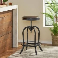 27.5" Gunner Swivel Barstool - Christopher Knight Home -Default Template 1 GUEST 82ff8e9d 8141 4228 b7af 6e363725ff97