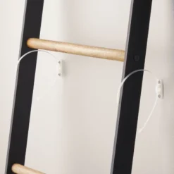 6' Wood & Steel Blanket Ladder Black/Natural - Hearth & Hand™ With Magnolia -Default Template 1 GUEST 832b7fc2 080d 49de aa60 67ff10fe265d