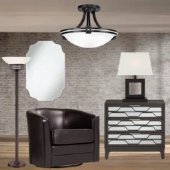 Possini Euro Design Light Blaster Modern Torchiere Floor Lamp 72 1/2" Tall Warm Bronze LED White Frosted Glass Bowl Shade For Living Room Bedroom Home -Default Template 1 GUEST 850569d9 d068 4326 aad7 a33ef97851f4