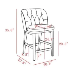 Winfall Tufted Barrel Counter Height Barstool Linen - Threshold™ -Default Template 1 GUEST 862591f2 c5d6 4cbd b107 373f25260e5a