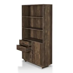 69.8" Tappan Bookcase With Cabinet Reclaimed Oak - HOMES: Inside + Out -Default Template 1 GUEST 864a616a ddd2 49d9 b2b9 c42fba9c9ec9