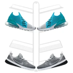 MDesign Metal Shoe Display & Storage Rack, 4 Tier, Wall Mount 20 MDesign Metal Shoe Display & Storage Rack, 4 Tier, Wall Mount -Default Template 1 GUEST 864aea1f 8a85 491b 90d4 3b9991d0cb12