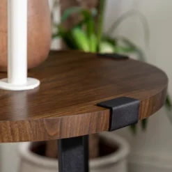 Wrightson Urban Industrial Faux Wrap Leg Round Side Table - Saracina Home -Default Template 1 GUEST 8b163bfb ed61 4eae b38d ce911ea026a1