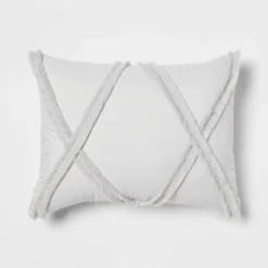 4pc Clipped Stripe Poms Comforter Bedding Set - Threshold™ -Default Template 1 GUEST 8d139982 3828 47ac 895d 4255d7a3549e