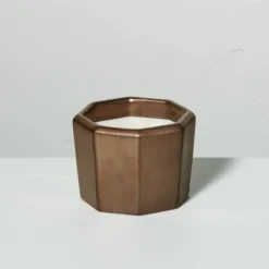 Octagonal Ceramic Cashmere & Suede Fall Jar Candle Metallic Bronze - Hearth & Hand™ With Magnolia -Default Template 1 GUEST 8d3191e0 b160 4eec bea1 9822c9fa9e34