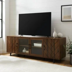 Vik Modern Boho 4 Door Herringbone TV Stand For TVs Up To 80" - Saracina Home 15 Vik Modern Boho 4 Door Herringbone TV Stand For TVs Up To 80" - Saracina Home -Default Template 1 GUEST 9063eb92 b49a 4de7 8042 61e07cd7b281