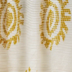 1pc 50"x84" Light Filtering Jacquard Curtain Panel Gold - Opalhouse™ Designed With Jungalow™ -Default Template 1 GUEST 914fca59 4940 4a38 977a d369d522b944