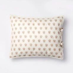 Lofty Cotton Slub Woodblock Print Floral Quilt Sham White/Mauve – Threshold™ Designed With Studio McGee -Default Template 1 GUEST 91bdf0cb 01ba 49fd a8d1 d1eea5909891