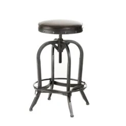 27.5" Gunner Swivel Barstool - Christopher Knight Home -Default Template 1 GUEST 937dfb97 04f9 4837 8ee9 08ee1aeac2ec