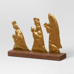 3pc Metal Christmas Nativity Scene Figurine Set - Wondershop™ Gold -Default Template 1 GUEST 93fcd2f3 984d 4877 893e 02fc8f94efa5