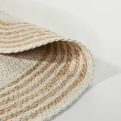 Round 6' Multi Stripe Braided Jute Area Rug Cream/Tan - Hearth & Hand™ With Magnolia 5 Round 6' Multi Stripe Braided Jute Area Rug Cream/Tan - Hearth & Hand™ With Magnolia -Default Template 1 GUEST 9488b481 51ce 4505 9348 6b48547839cf