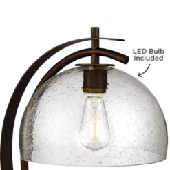 Possini Euro Design Modern Desk Lamps Set Of 2 With USB Port 22 1/2" High Bronze LED Clear Seeded Glass Shade For Bedroom Office 12 Possini Euro Design Modern Desk Lamps Set Of 2 With USB Port 22 1/2" High Bronze LED Clear Seeded Glass Shade For Bedroom Office -Decor Home GUEST 94f8b08b 460e 4367 b974 fdf11d3b35a4