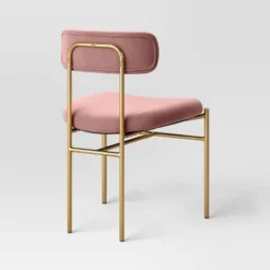 Orion Luxe Dining Chair With Brass Legs Blush Velvet - Threshold™ -Default Template 1 GUEST 95e896b0 31de 452f 9f0c 7e8bf7ba7238