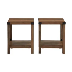 Set Of 2 Sophie Rustic Farmhouse X Frame Side Tables - Saracina Home -Default Template 1 GUEST 97d1aae4 b5cf 4310 ae80 df5ce5fb7d85
