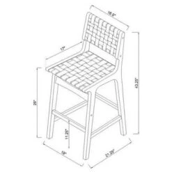 Ceylon Woven And Wood Barstool - Threshold™ -Default Template 1 GUEST 9be68a40 6edf 484a 9f20 888ef67584b7