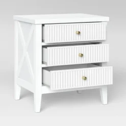 Wrentham Beadboard Farmhouse 3 Drawer Nightstand White - Threshold™ -Default Template 1 GUEST 9ed7fc48 a90d 4ecd 8fe5 c020545e0a69