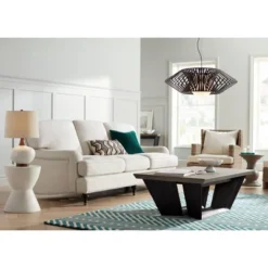 Possini Euro Design Planet Black Large Pendant Light 31 1/2" Wide Mid Century Modern White Glass For Dining Room House Foyer Kitchen Island Entryway -Default Template 1 GUEST 9fd5eeff 26e7 48a5 a661 fad7fda6cf28